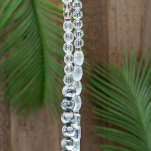 Bead Strand Duo in Grey Ghost