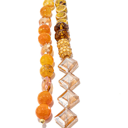 Bead Strand Duo in Harvest Gold