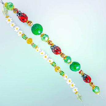 Bead Strand Duo in Lucky Ladybugs