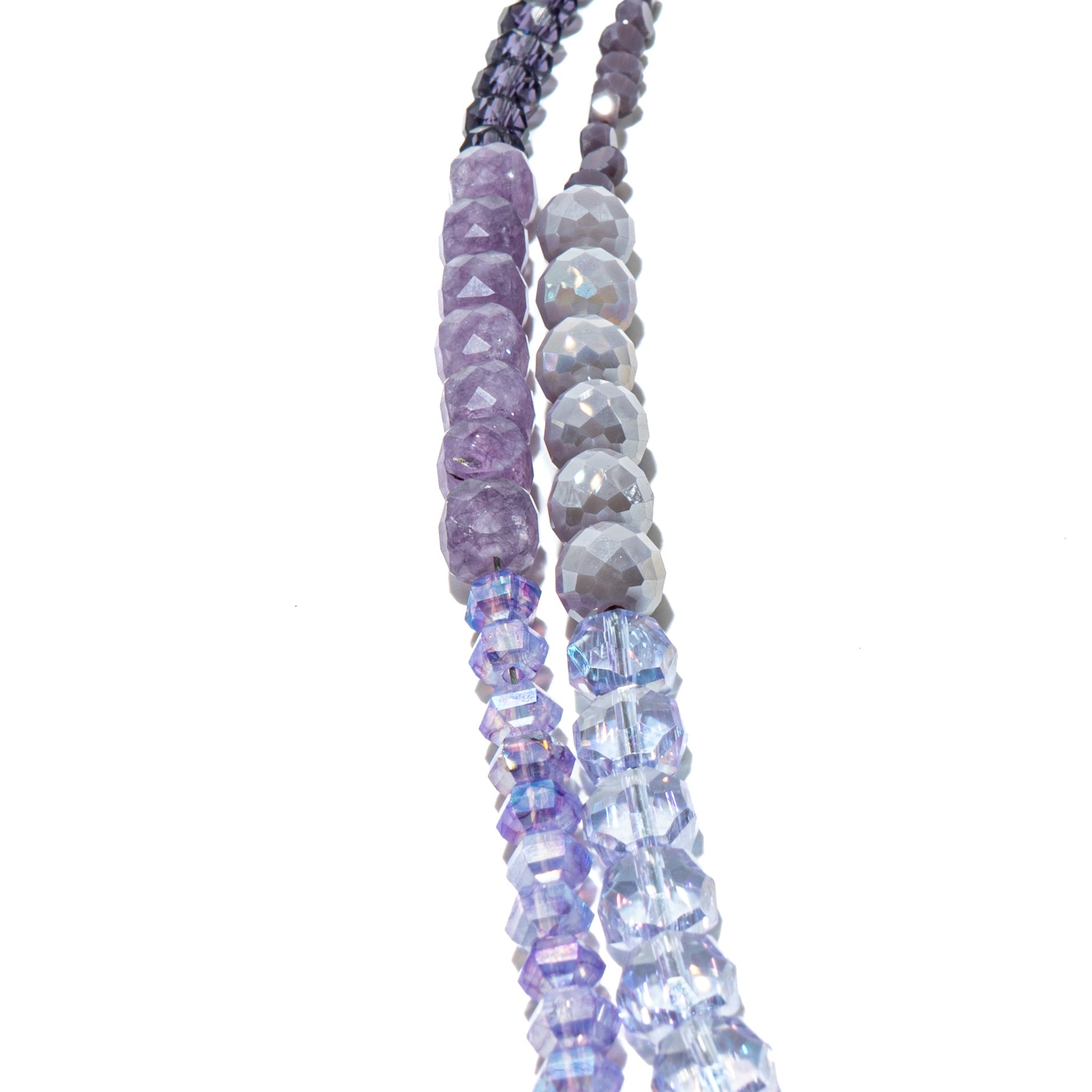 Bead Strand Duo in Lush Lavender