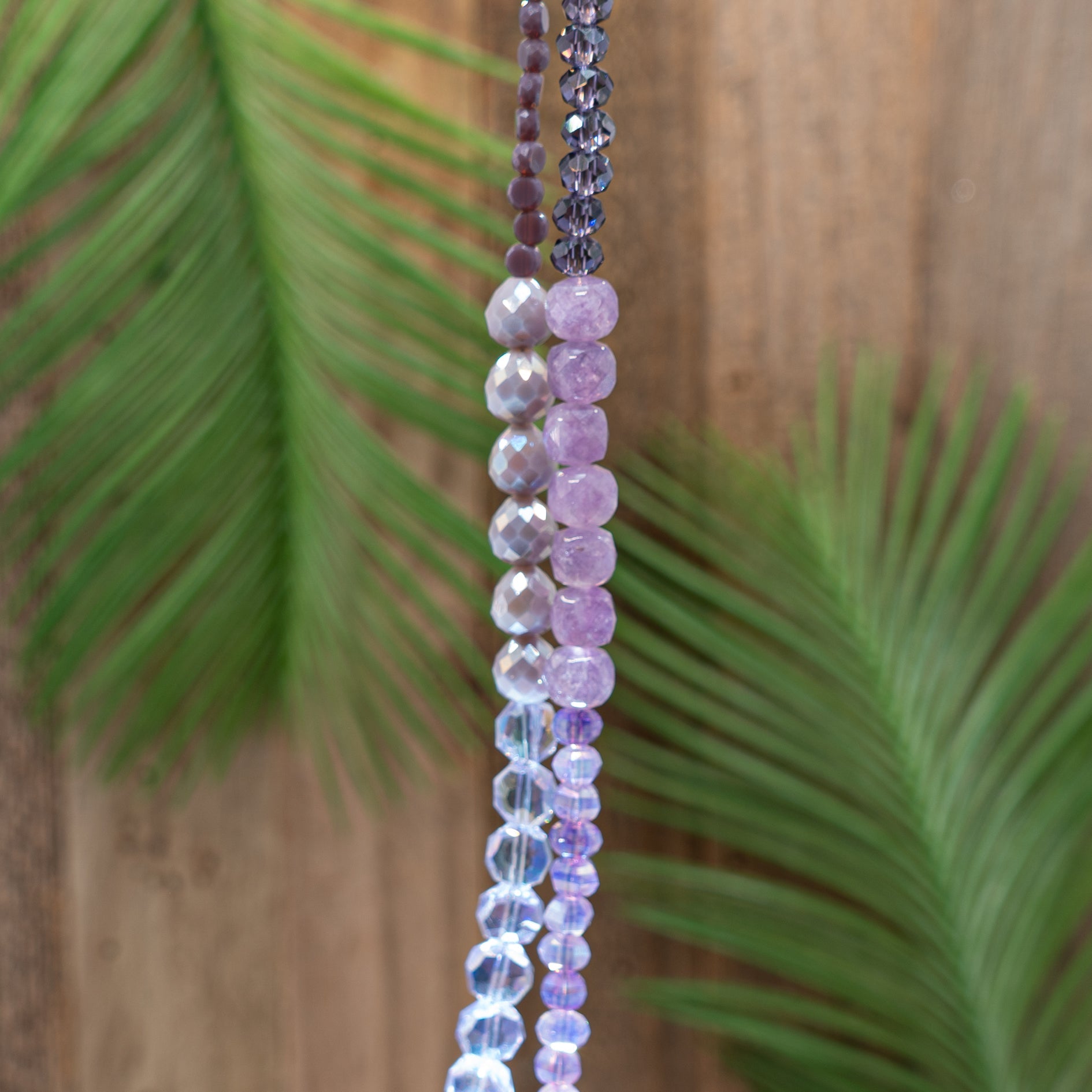 Bead Strand Duo in Lush Lavender