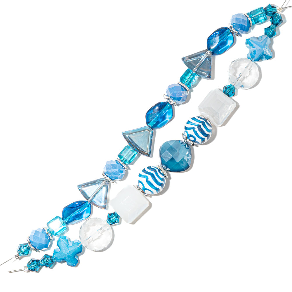 Bead Strand Duo in Pool Party