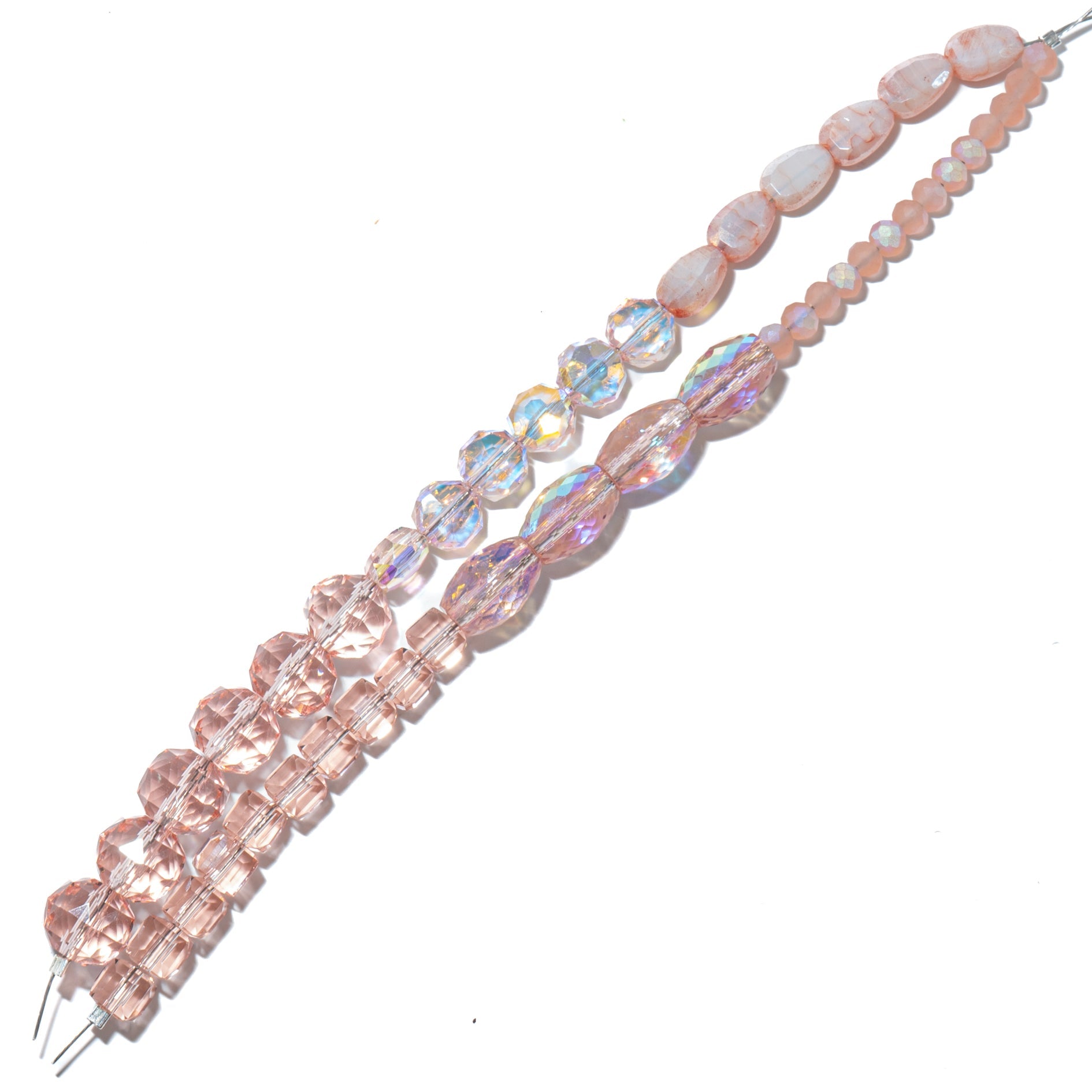 Bead Strand Duo in Powerhouse Pink