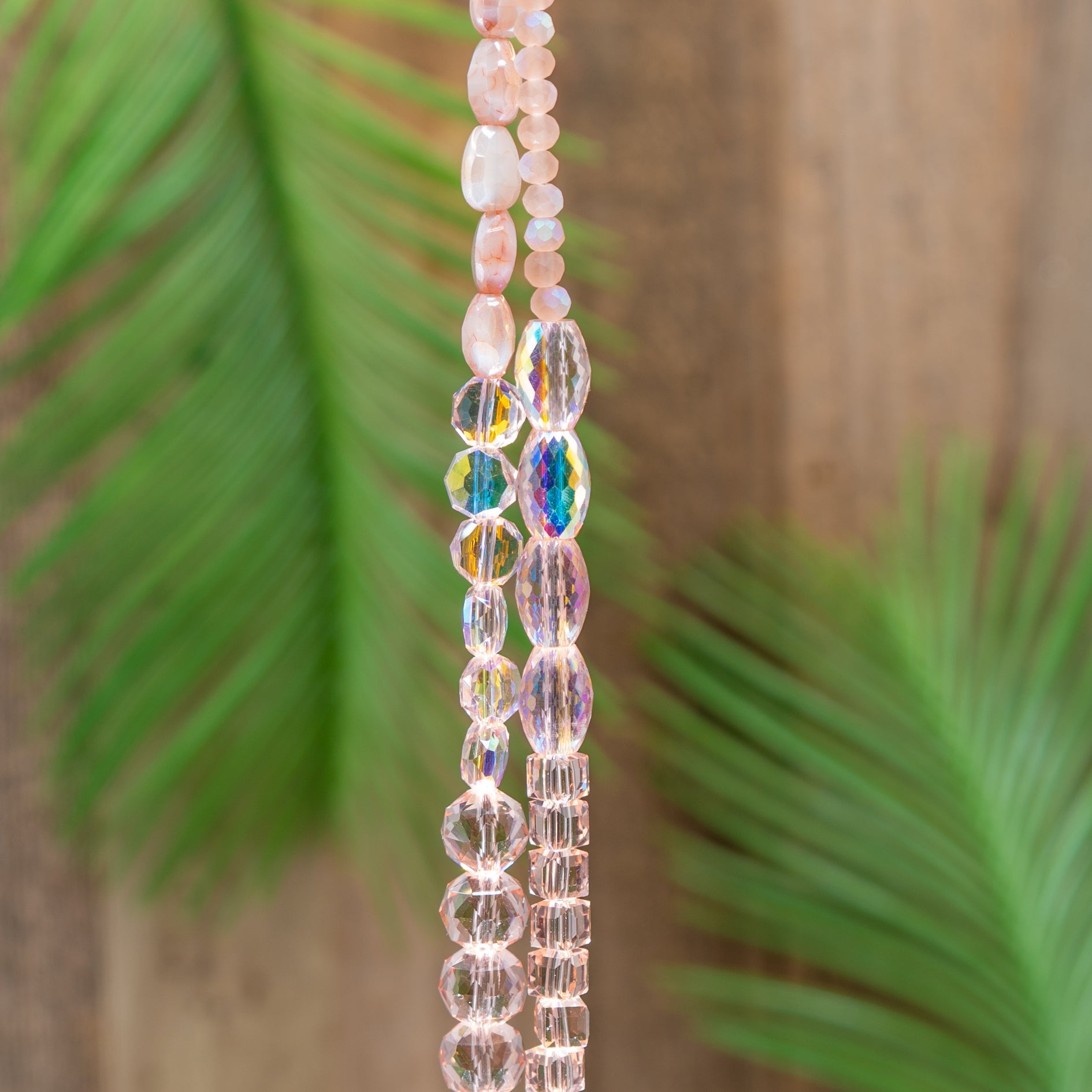 Bead Strand Duo in Powerhouse Pink