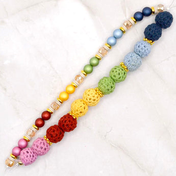 Bead Strand Duo in Rainbow Rush