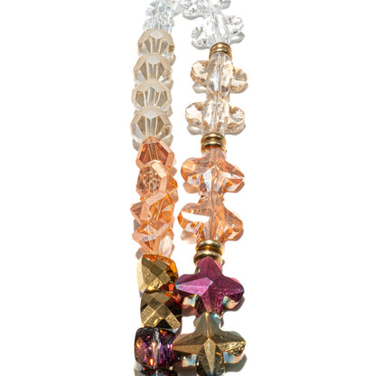 Bead Strand Duo in Root Beer Float