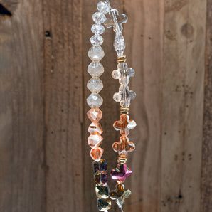 Bead Strand Duo in Root Beer Float
