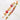 Bead Strand Duo in Scarlet Garden