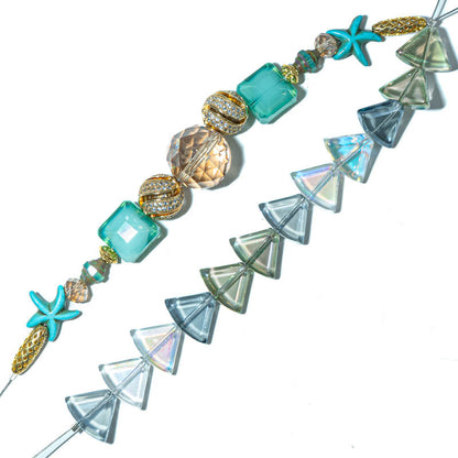 Bead Strand Duo in Seastar Summer