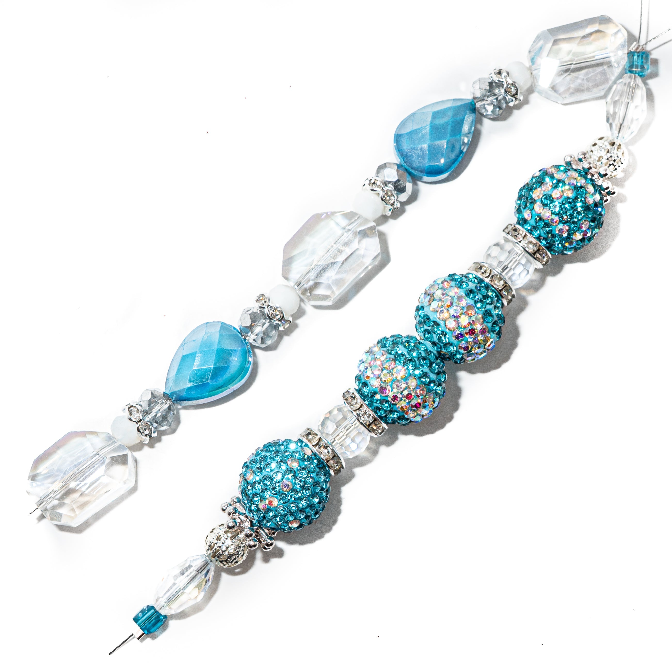 Bead Strand Duo in Sparkling Tidepool