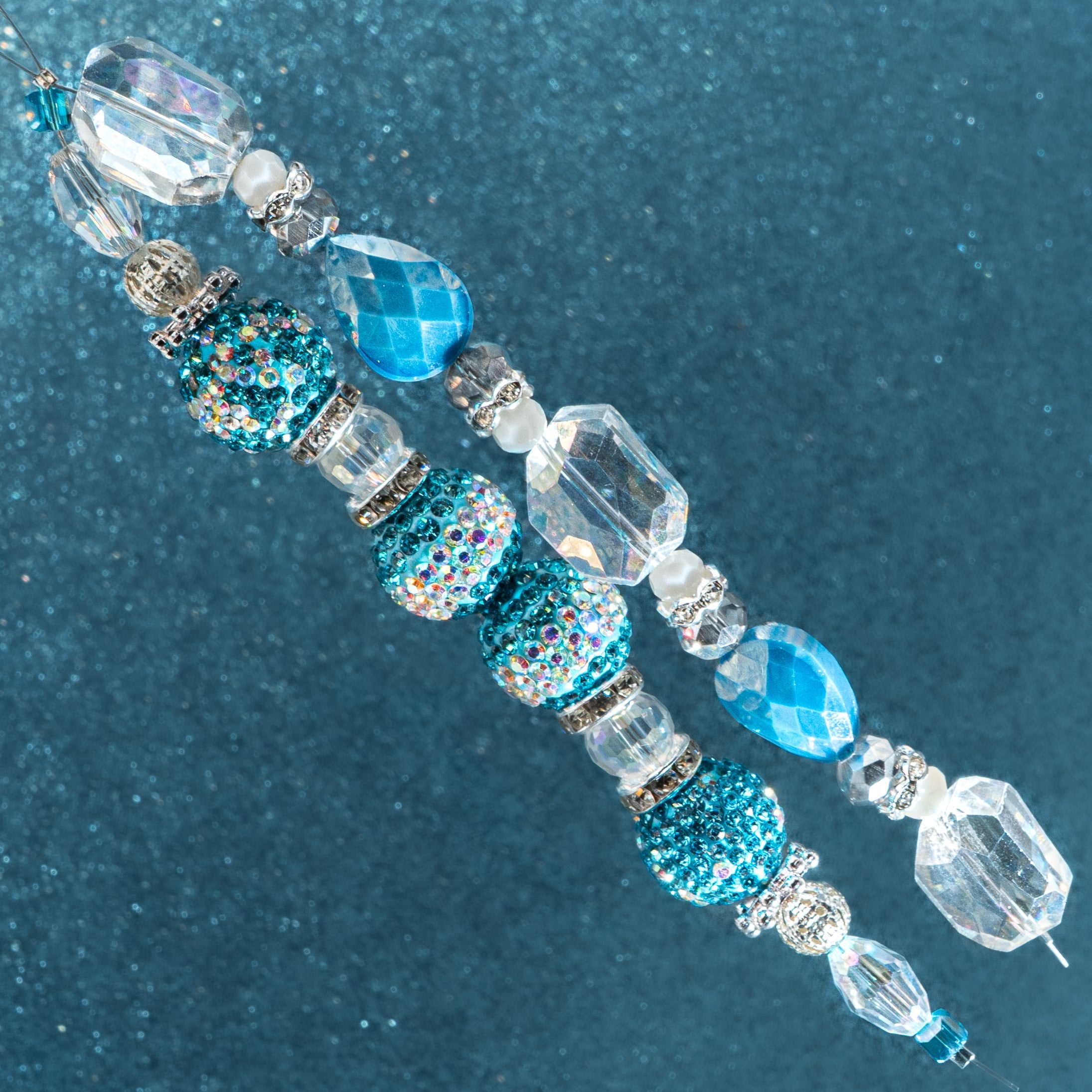 Bead Strand Duo in Sparkling Tidepool