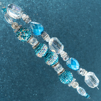 Bead Strand Duo in Sparkling Tidepool