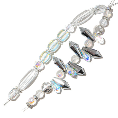 Bead Strand Duo in the Icy Crystal