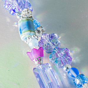 Bead Strand Duo in Twilight Petals