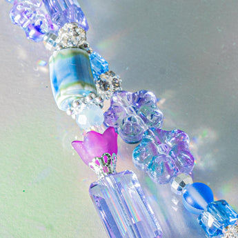 Bead Strand Duo in Twilight Petals