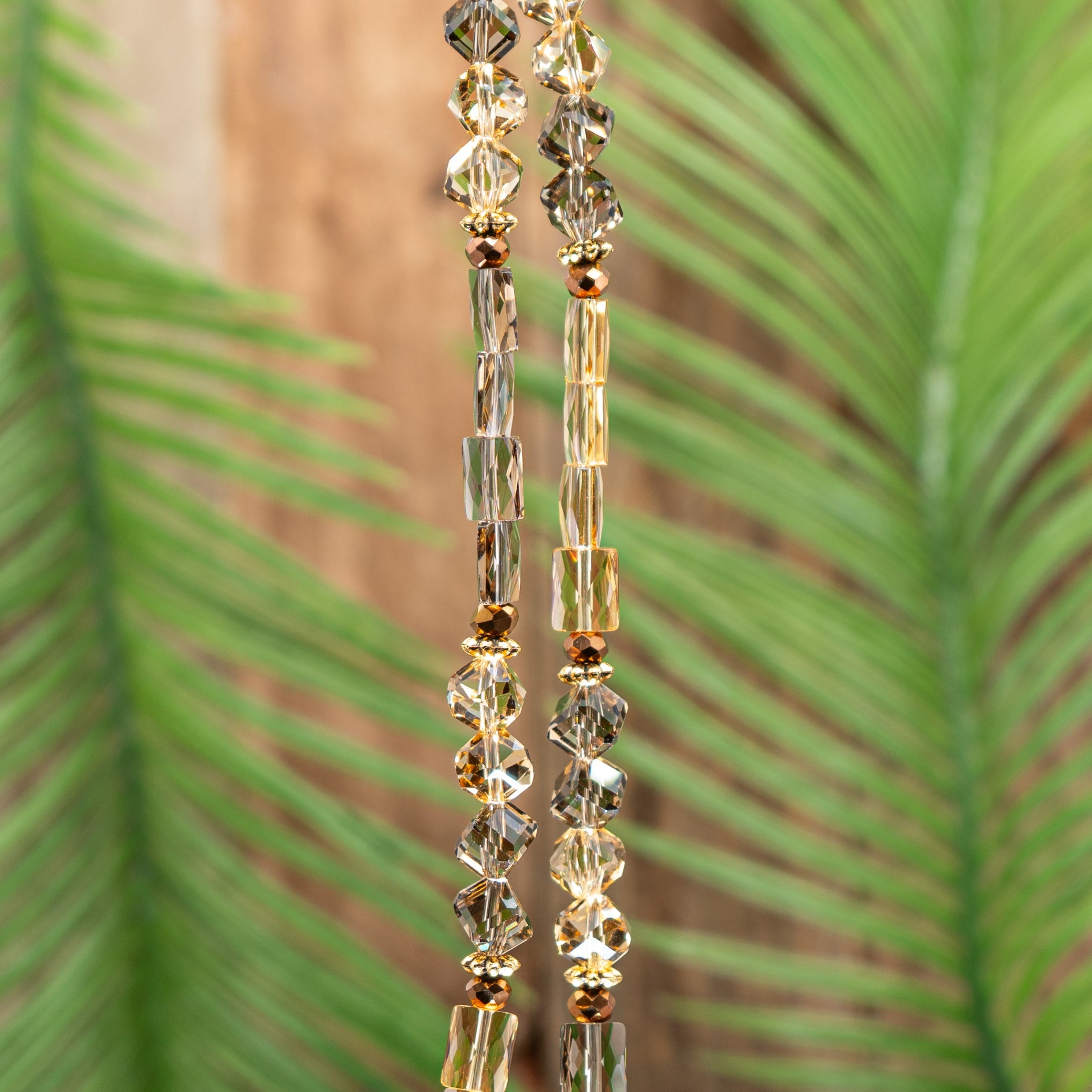 Bead Strand Duo in Urban Gold