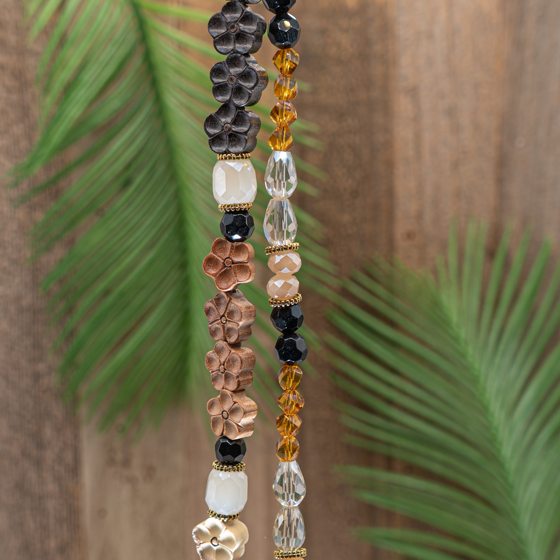 Bead Strand Duo in Wild Blossoms