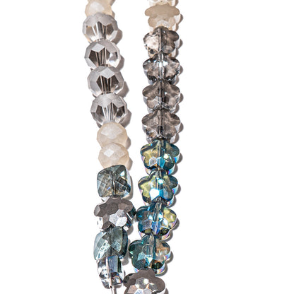 Bead Strand Duo in Winter Ivy