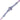 Bead Strand in Boho Lavender Hearts