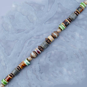 Ceramic Bead Strand in Boots & Jeans