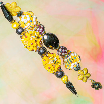 Boho Bead Strand Duo in Busy Bees