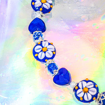 Lampwork Bead Strand in Daisy Dukes