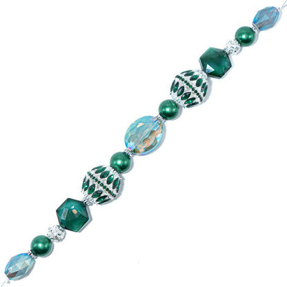 Bead Strand in Emerald Spark