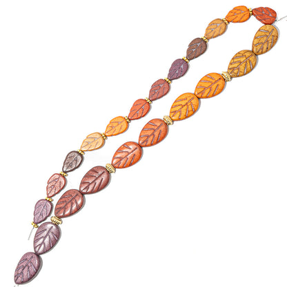 Bead Strand Duo in Falling Leaves