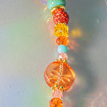 Bead Strand in Firey Dragonfly