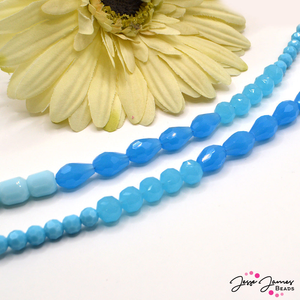 Bead Strand in Frosty Ombre