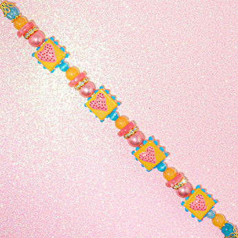 Lampwork Bead Strand in Pocketful of Sunshine