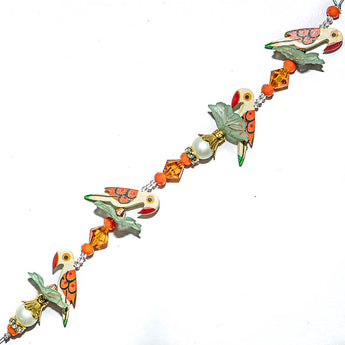 Bead Strand in Tropical Toucan