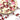 Beaded Chain in Faceted Bright Scarlet