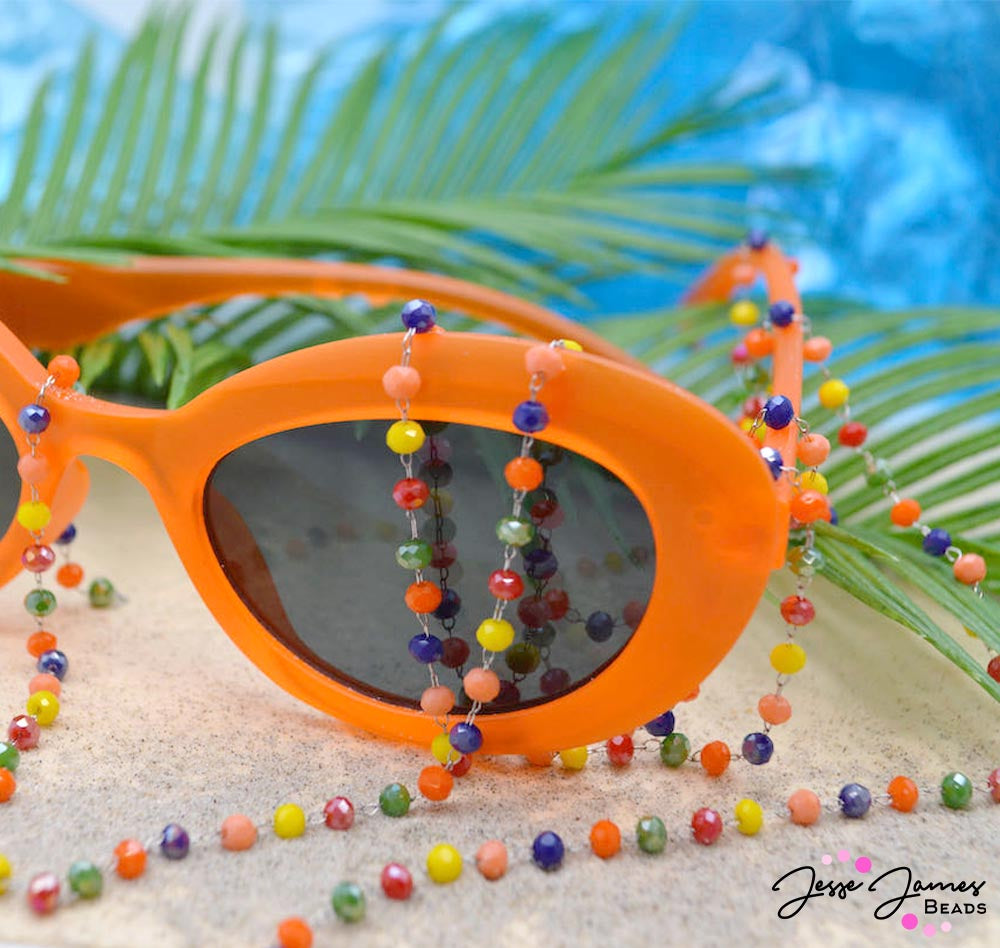 Beaded Jewelry Chain in Tutti Frutti