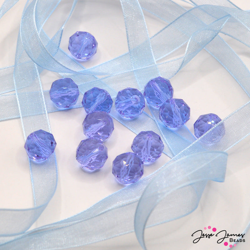 Beads By The Dozen in Faceted Lilac Dream