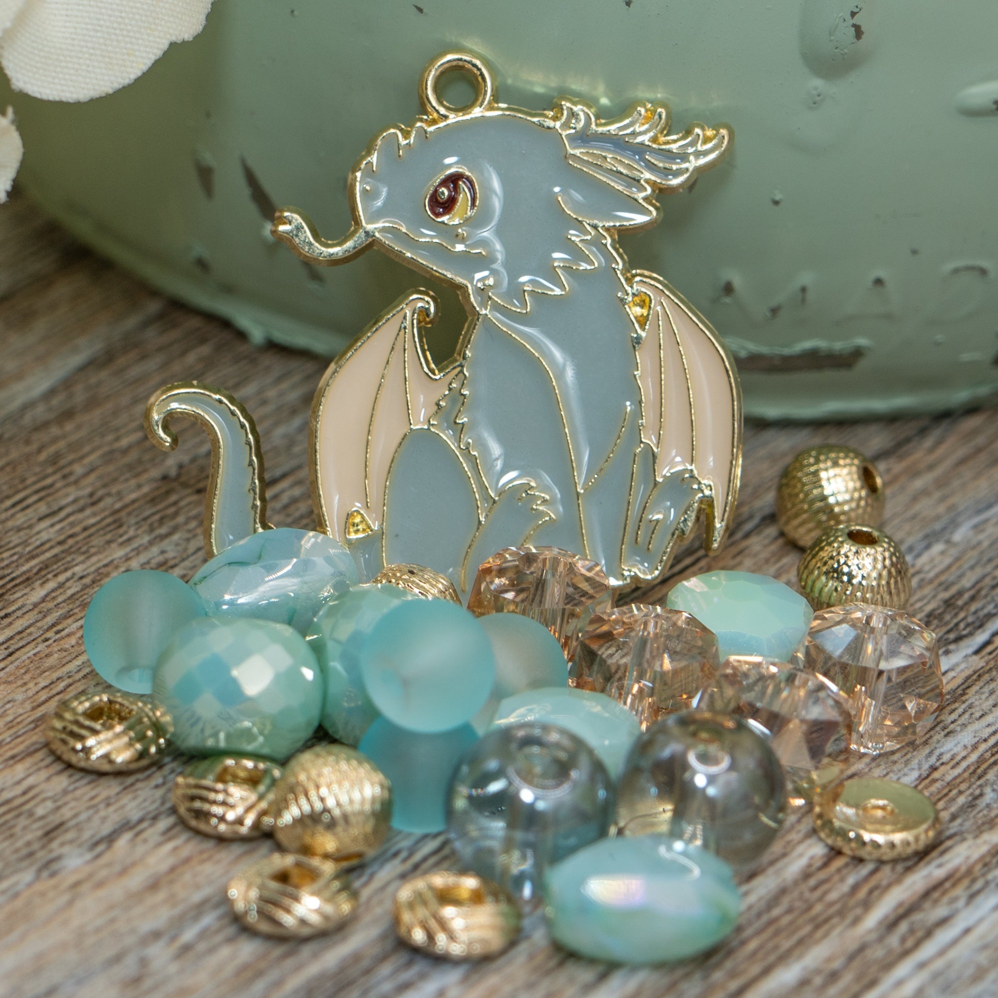 Bite-Sized Bead Mix in Baby Dragon