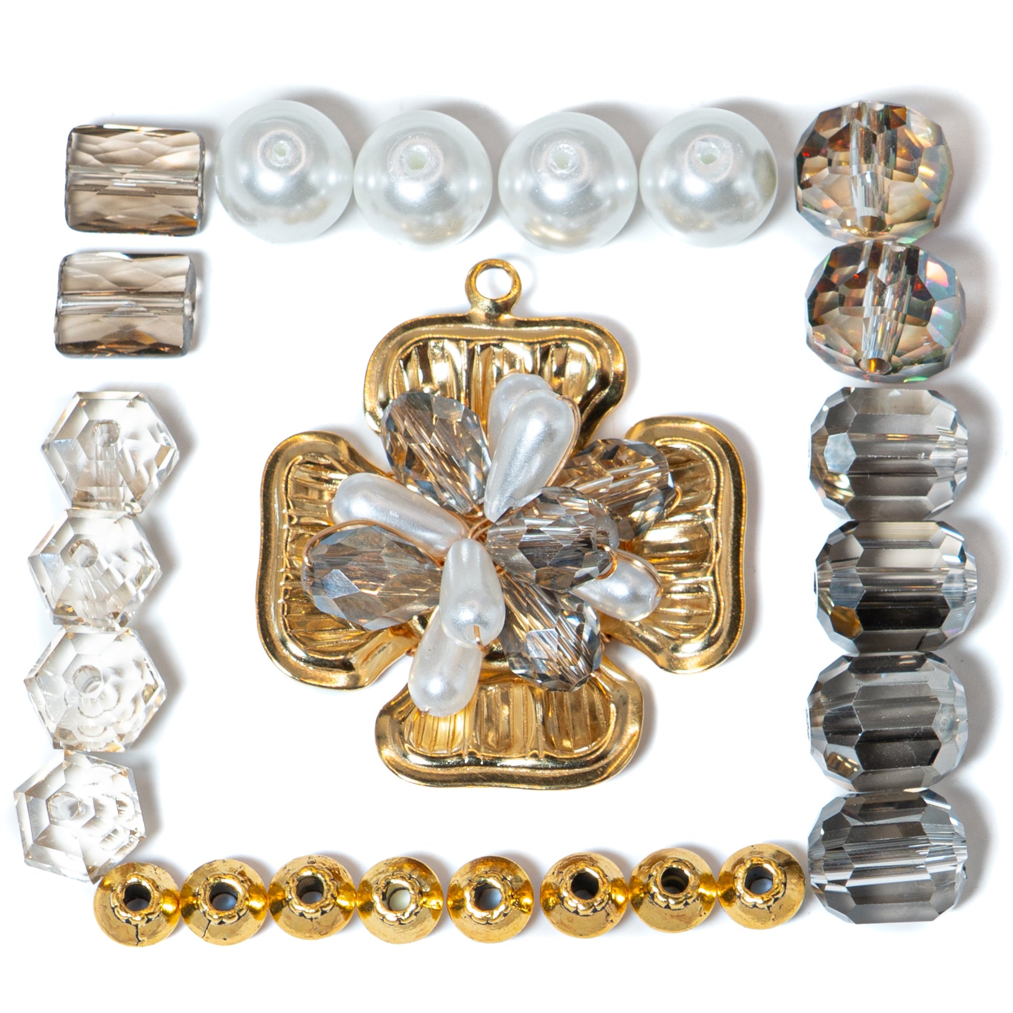 Bite-Sized Bead Mix in Evening Primrose