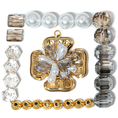 Bite-Sized Bead Mix in Evening Primrose