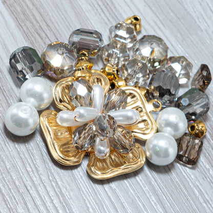 Bite-Sized Bead Mix in Evening Primrose