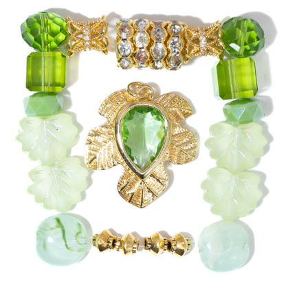 Bite-Sized Bead Mix in Peridot Forest