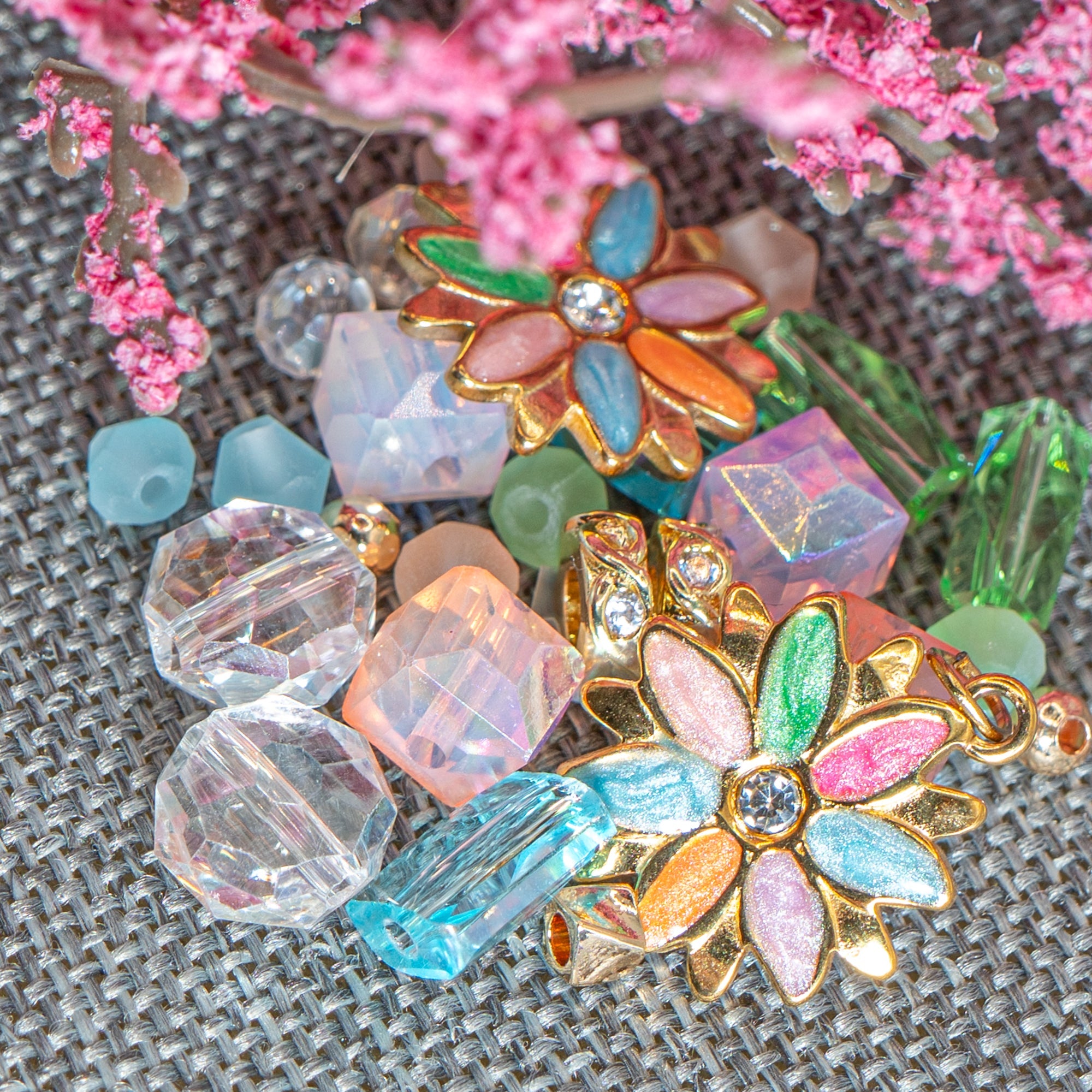 Bite-Sized Bead Mix in Rainbow Garden