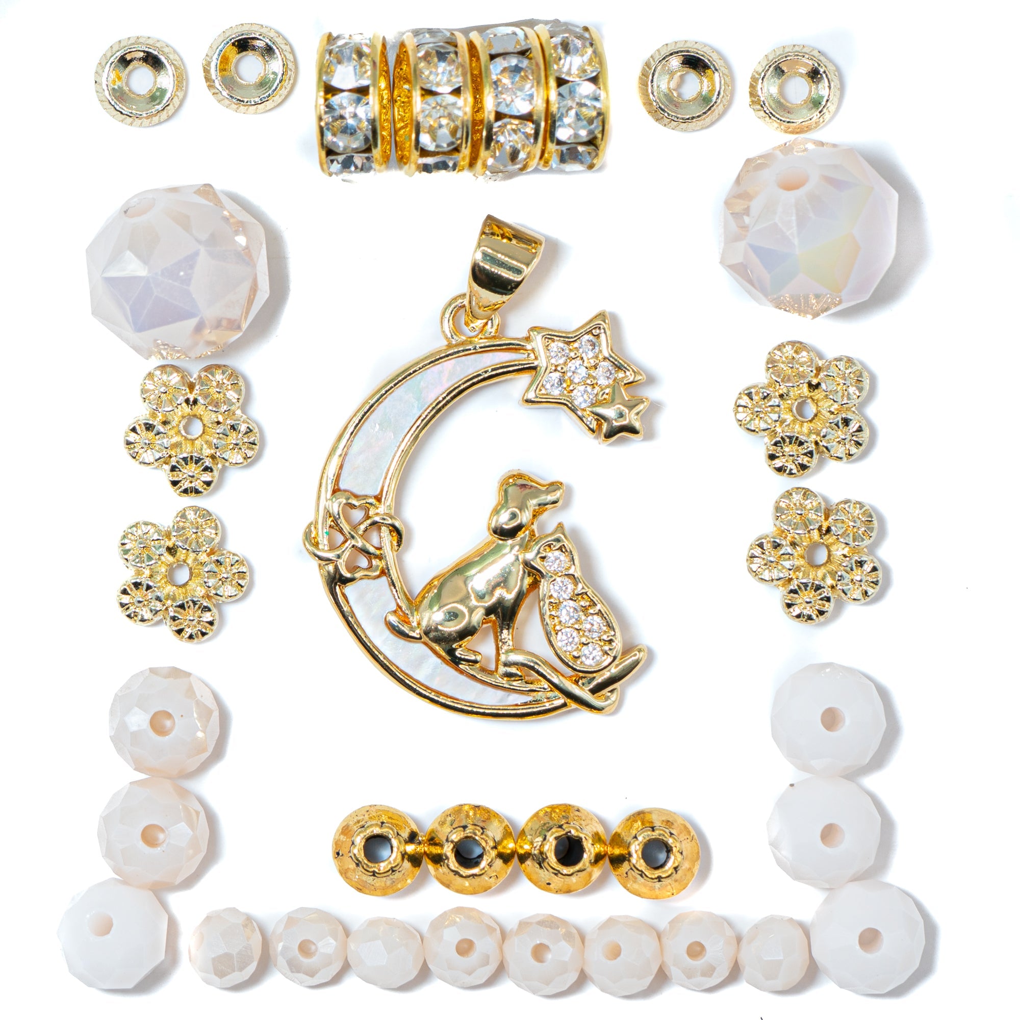 Bite-Sized Bead Mix in Stargazing Furry Friends