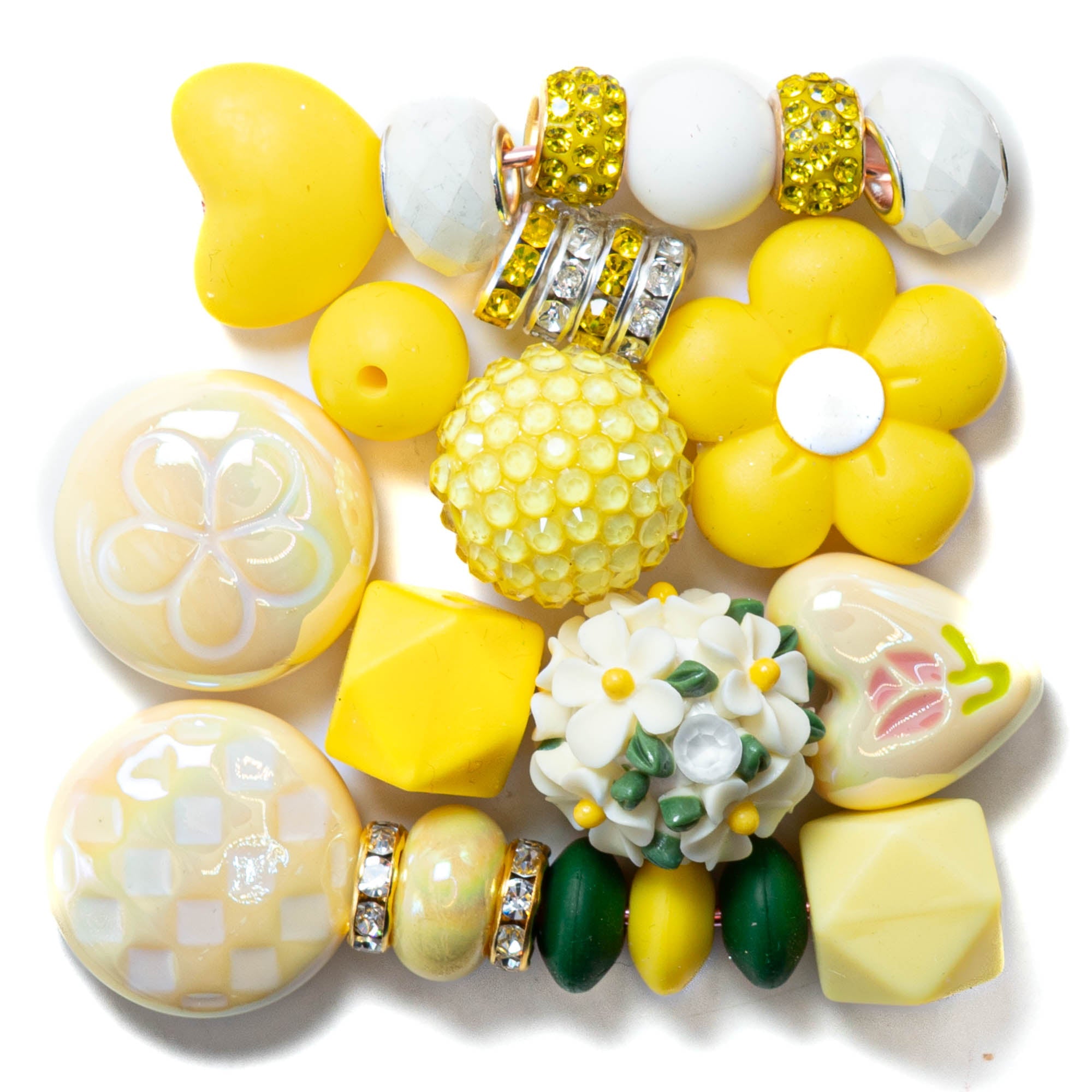 Bite-Sized Silicone Bead Mix in Let The Sun Shine In