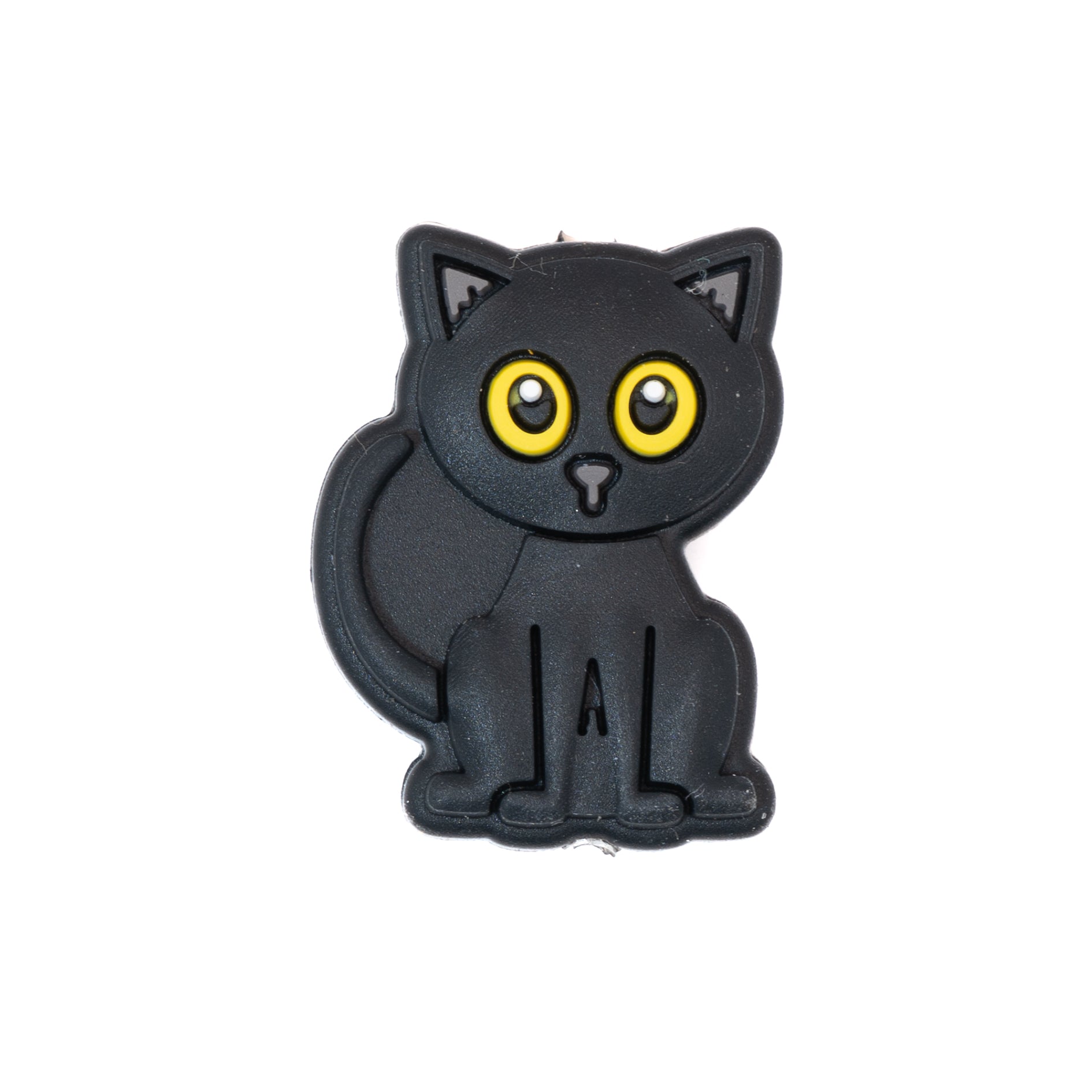 Black Cat Silicone Focal Bead