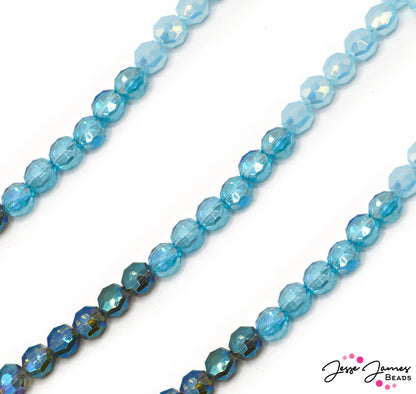 Ombré Glass Bead Set in Feeling Blue