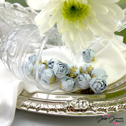 Fresh Roses Charm Pair