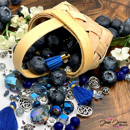 Blueberry Pie Bead Mix from Jesse James Beads artistic shot