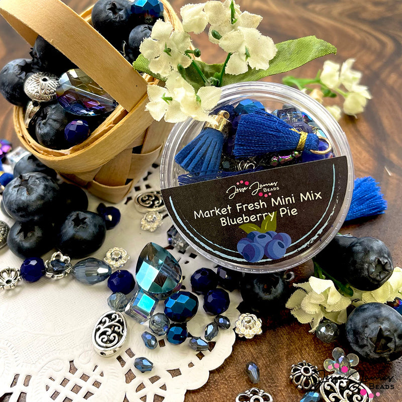 Blueberry Pie Bead Mix from Jesse James Beads