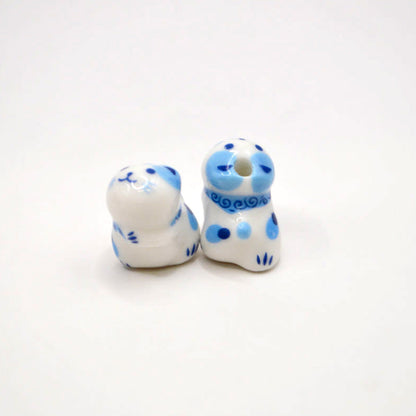Blueberry the Loyal Friend Cat Ceramic Bead