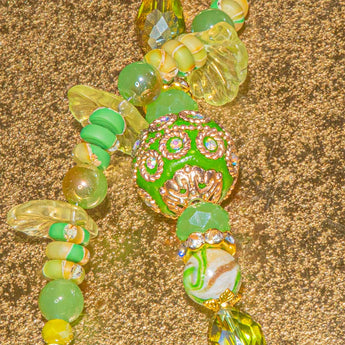 Boho Bead Strand Duo in Hypnotic Ivy